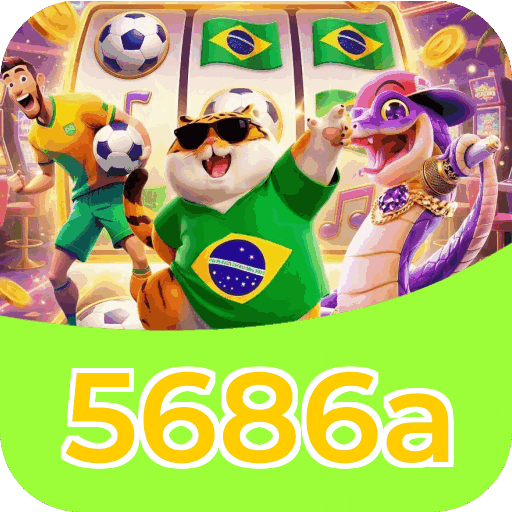 Interface do aplicativo 5686a mostrando jogos disponíveis no iOS e Android